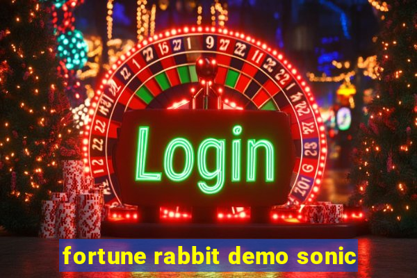 fortune rabbit demo sonic